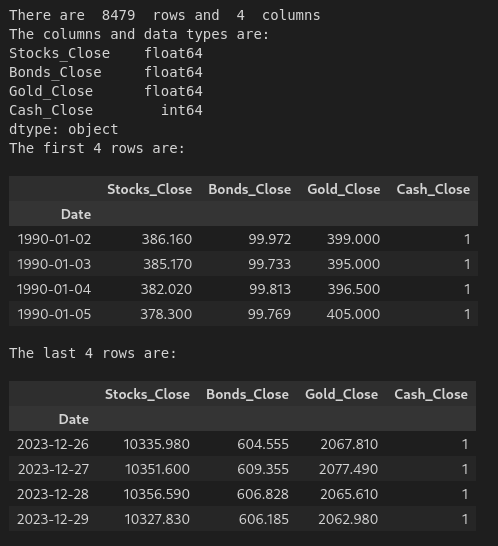 DataFrame Info